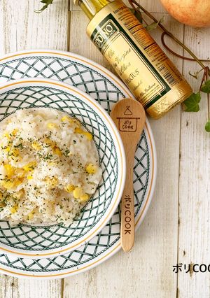 ポリCOOK 冷や飯で作るコーンリゾット-レシピのメイン写真