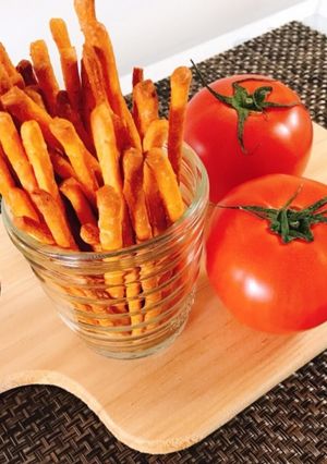 ノンオイル！カリカリトマトプリッツ-レシピのメイン写真