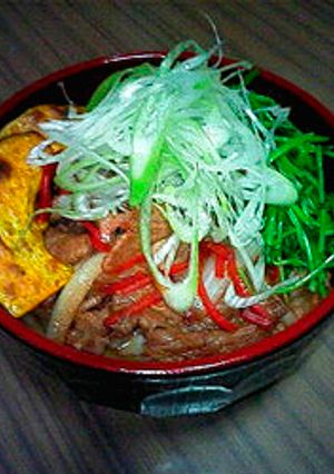 ボリュームたっぷり！豚の紅しょうが焼丼-レシピのメイン写真