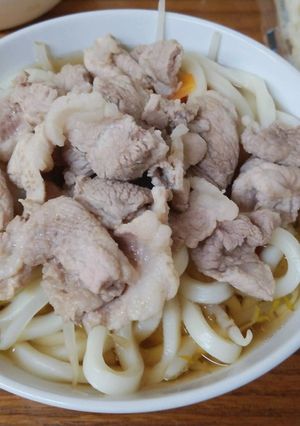 豚肉うどん-レシピのメイン写真