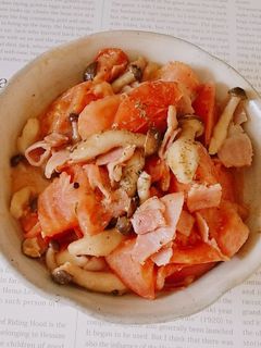 トマトときのこのマヨソテー-レシピのメイン写真