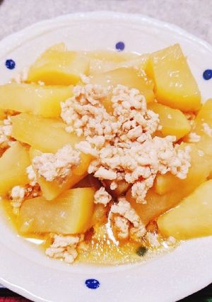 大根と鶏ひき肉のそぼろ煮-レシピのメイン写真