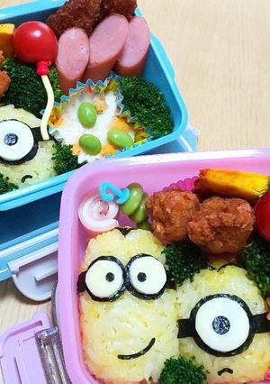 キャラ弁 ミニオンズ-レシピのメイン写真