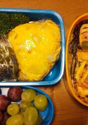 隊服おにぎり、ねずこサラダ弁当-レシピのメイン写真