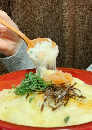 のび〜る♬和風！明太とろろドリア-レシピのメイン写真