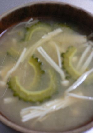 ゴーヤの味噌汁-レシピのメイン写真