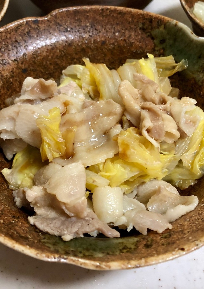 豚肉と大根白菜の重ね蒸し-レシピのメイン写真