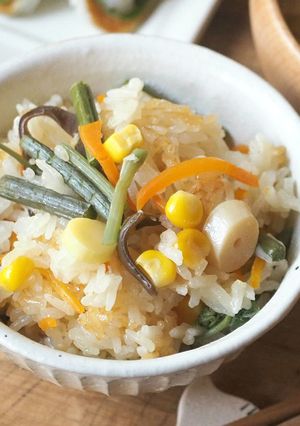 もちもち♡山菜おこわ（山菜ごはん）-レシピのメイン写真