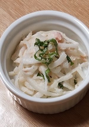 大根と大葉のツナサラダ-レシピのメイン写真