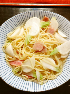 味付け簡単☆かぶとベーコンのパスタ-レシピのメイン写真