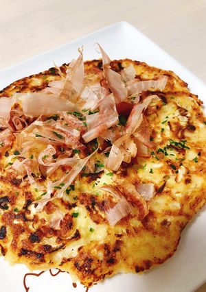 豆腐でふわふわお好み焼き-レシピのメイン写真