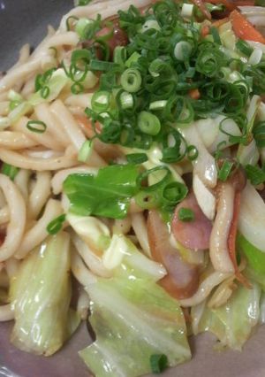 コッテリ♪味噌バター焼きうどん♪-レシピのメイン写真