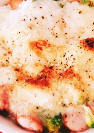 ランチに♪包丁も鍋も使わないドリア♡-レシピのメイン写真