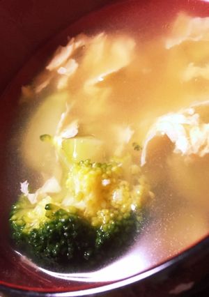 ブロッコリーのかき玉スープ-レシピのメイン写真