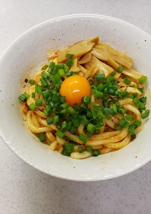ビリビリっ!!麻辣香油うどん-レシピのメイン写真