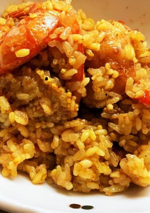 カレー味パエリア風　炊飯器でカンタン！-レシピのメイン写真