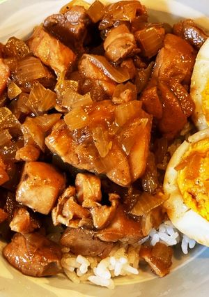 鶏肉の魯肉飯＊台湾式親子丼-レシピのメイン写真