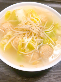 簡単野菜たっぷりだんごスープ-レシピのメイン写真