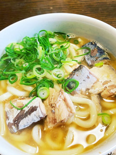 サバ缶うどん-レシピのメイン写真