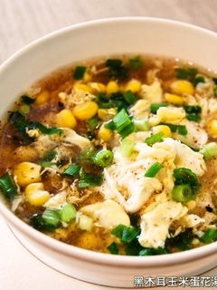黑木耳玉米蛋花湯.柯媽媽の植物燕窩-レシピのメイン写真