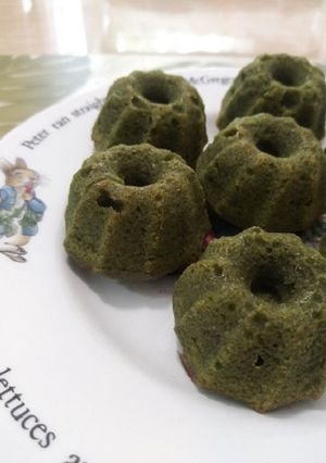 ケトスイーツ♡抹茶ミニケーキ-レシピのメイン写真