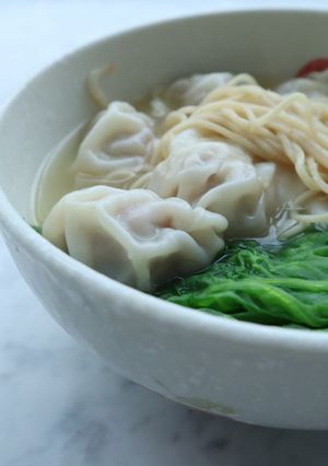 【中華広東料理】家でワンタン麺を作る-レシピのメイン写真