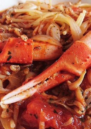 蟹としらすの漁師風パスタ-レシピのメイン写真