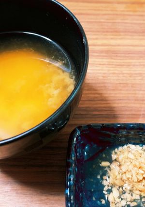 腸活温活ぽかぽか 寝る前の酢味噌汁-レシピのメイン写真