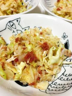 簡単!キャベツの梅おかかサラダ-レシピのメイン写真