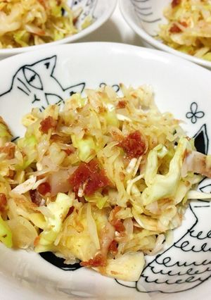 簡単!キャベツの梅おかかサラダ-レシピのメイン写真