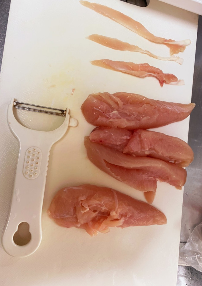 簡単!!ささみの筋取り!!-レシピのメイン写真