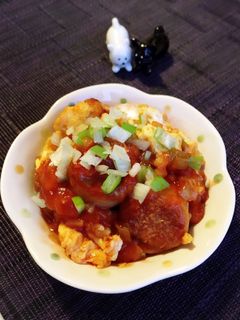 冷凍しゅうまいと卵のボリュームチリソース-レシピのメイン写真