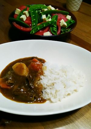 甘々牛すじカレー★コツはルウ半量-レシピのメイン写真