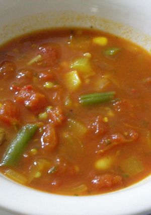 たかきびと豆のトマトスープ（カレー風味）-レシピのメイン写真