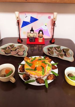 桜餅（食紅不使用。紫芋パウダーで）-レシピのメイン写真