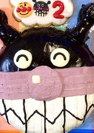 バイキンマンのケーキ-レシピのメイン写真