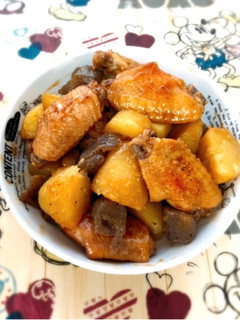 ホロホロ手羽とホクホクじゃがの照り煮♪-レシピのメイン写真
