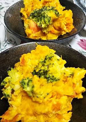 カロテン豊富☆簡単かぼちゃサラダ-レシピのメイン写真