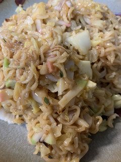 とろっと焼きちゃんぽん風のインスタント麺-レシピのメイン写真