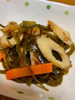 切昆布とちくわの煮物☆-レシピのメイン写真