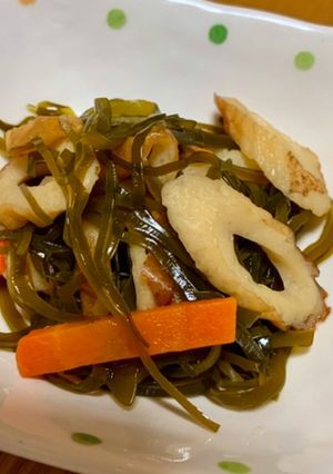 切昆布とちくわの煮物☆-レシピのメイン写真