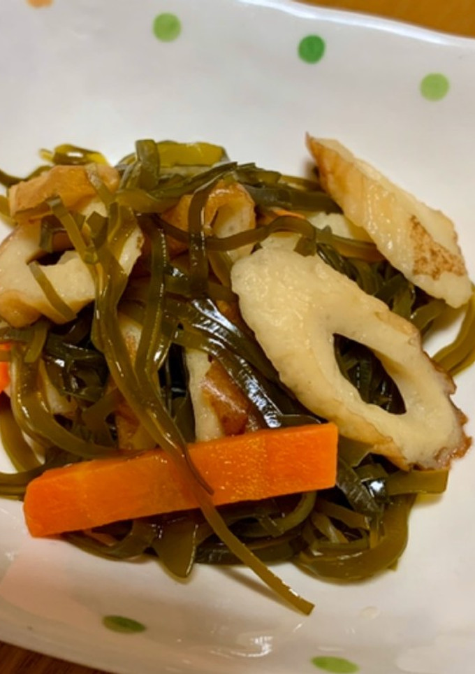 切昆布とちくわの煮物☆-レシピのメイン写真