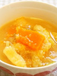かぼちゃ・大根おろしの味噌汁♪-レシピのメイン写真