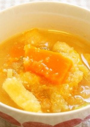 かぼちゃ・大根おろしの味噌汁♪-レシピのメイン写真