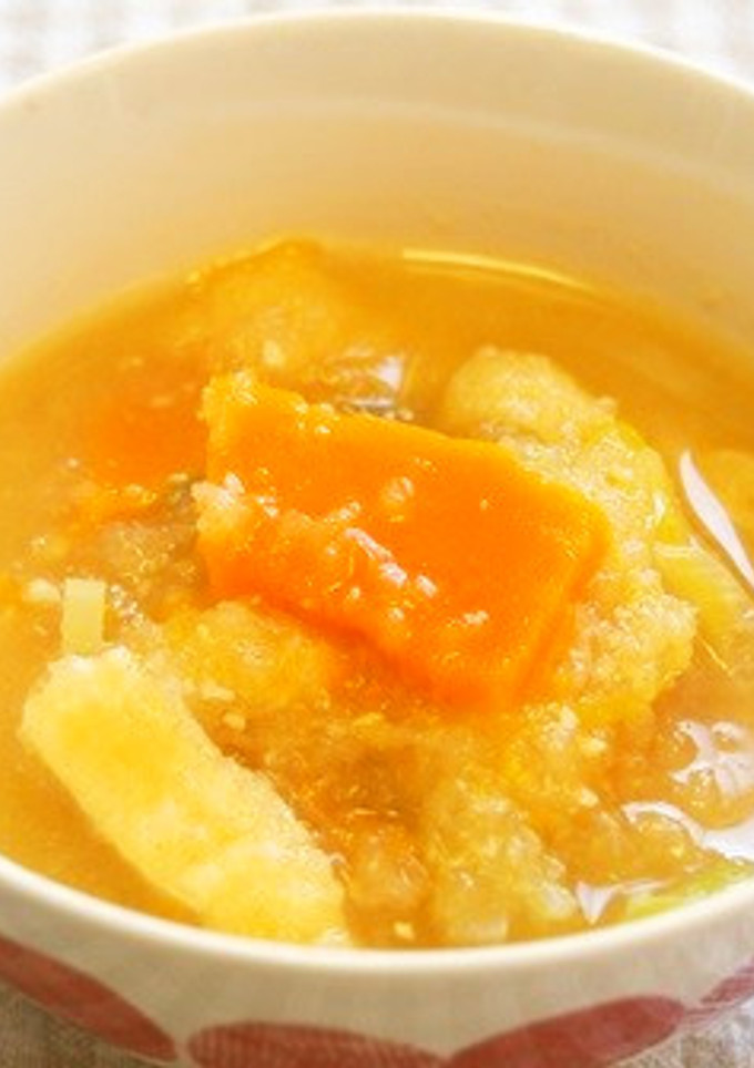 かぼちゃ・大根おろしの味噌汁♪-レシピのメイン写真