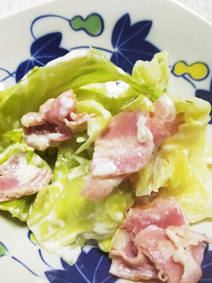 キャベツとベーコンの重ね煮サラダ♪-レシピのメイン写真