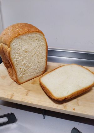 簡単！HB でシンプルなノンオイル食パン-レシピのメイン写真
