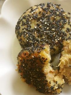 さつま芋・クルミの黒ごま焼き♪香ばし♪-レシピのメイン写真
