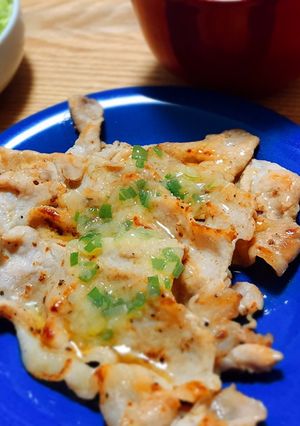 ネギ塩ロース焼き　S&Bギザミねぎ塩-レシピのメイン写真