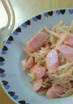 ★魚肉ソーセージともやしの明太マヨ炒め★-レシピのメイン写真